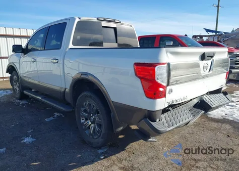2019 Nissan Titan Platinum Reserve из США, поврежденный, VIN 1N6AA1E51KN509609